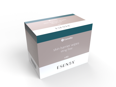 423282 Esenta 30x Skin barrier Wipes ANGLED